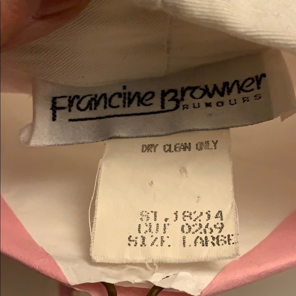 Vintage 80s White Rayon Suit Jacket Shorts - Picture 6 of 6